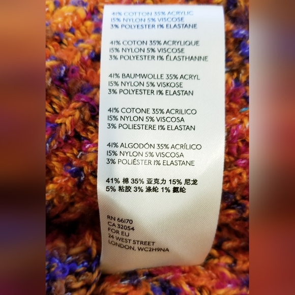 Free People Highland Oversized V-Neck Sweater in Polcano Combo Color - Picture 14 of 16